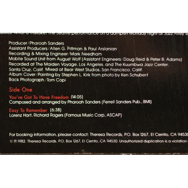 Pharoah Sanders : Live... (LP, Bla)