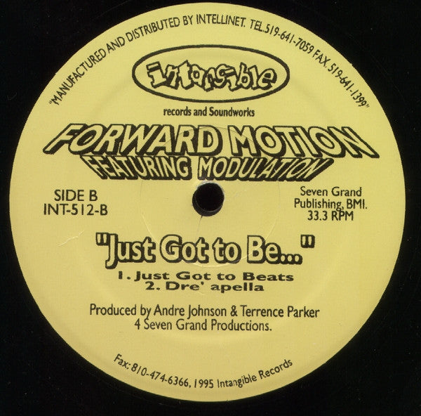Forward Motion Featuring Modulation (4) : Just Got To Be (12")