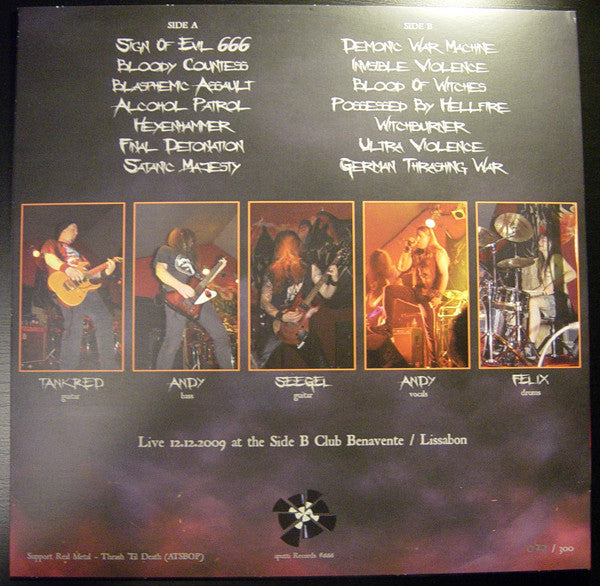 Witchburner : Lissabon Live Lunatics (LP, Album, Unofficial)