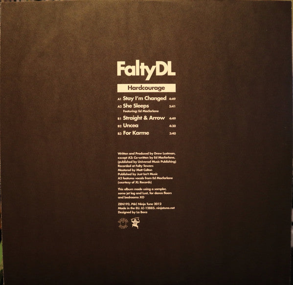 FaltyDL : Hardcourage (2x12", Album, Gat)