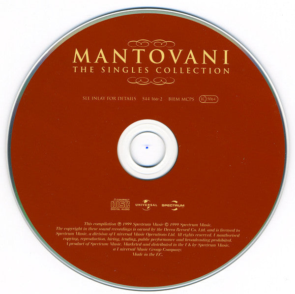Mantovani : The Singles Collection (CD, Comp)