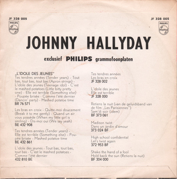 Johnny Hallyday : Da Dou Ron Ron / Poupée Brisée (7", Single)