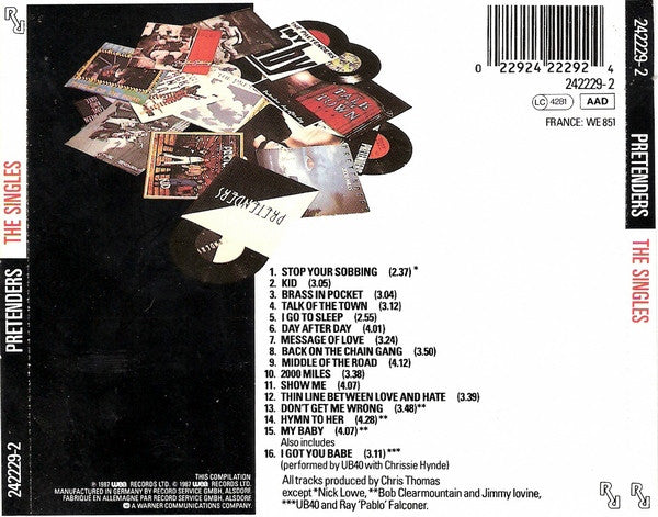The Pretenders : The Singles (CD, Comp)