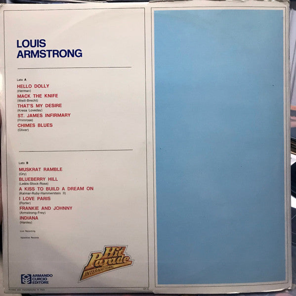 Louis Armstrong : Louis Armstrong (LP, Comp)