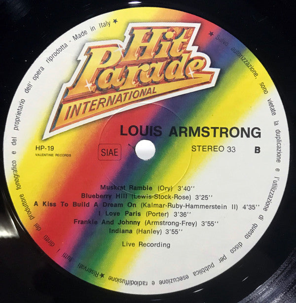 Louis Armstrong : Louis Armstrong (LP, Comp)