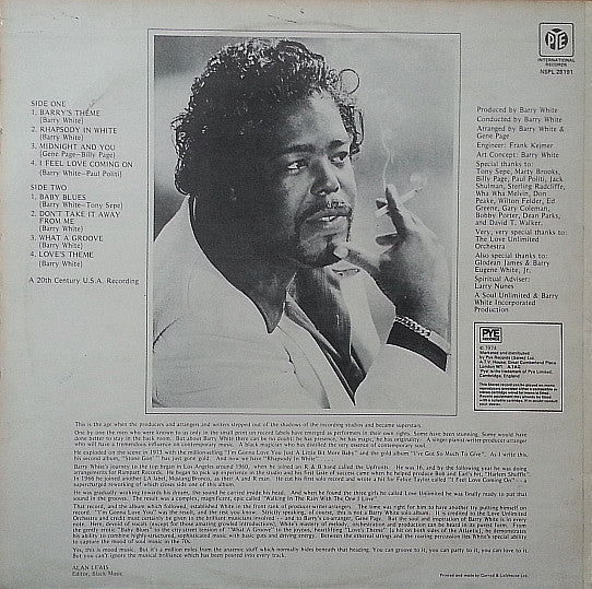 The Love Unlimited Orchestra* : Rhapsody In White (LP, Album)