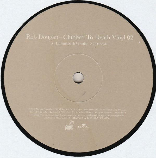Rob Dougan : Clubbed To Death Vinyl 02 (12", Vin)