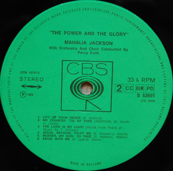 Mahalia Jackson : The Power And The Glory (LP, Album)
