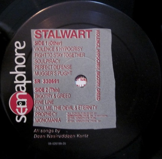 Stalwart (4) : Violence, Hipocrisy, Bigotry, Greed (LP, Album)