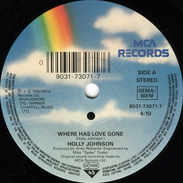 Holly Johnson : Where Has Love Gone? (7", Single)