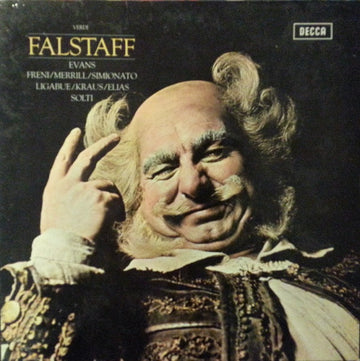 Giuseppe Verdi - Geraint Evans, Mirella Freni, Robert Merrill, Giulietta Simionato, Ilva Ligabue, Alfredo Kraus, Rosalind Elias, Georg Solti : Falstaff (3xLP, Album + Box)