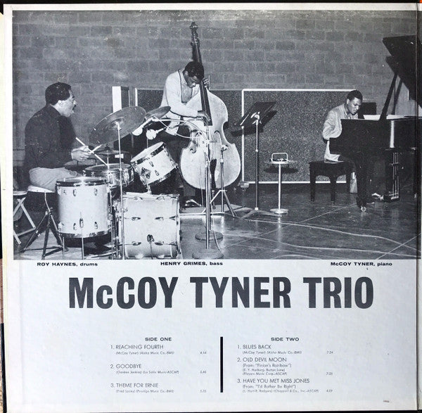 McCoy Tyner Trio With Roy Haynes And Henry Grimes : Reaching Fourth (LP, Album, Mono, Gat)