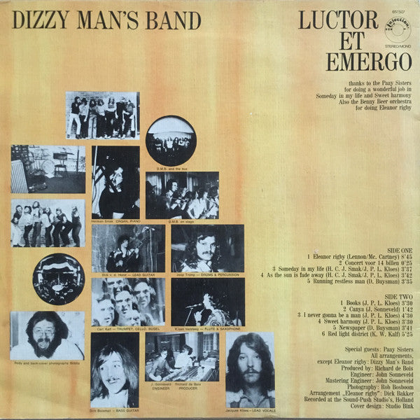 Dizzy Man's Band : Luctor Et Emergo (LP, Album)