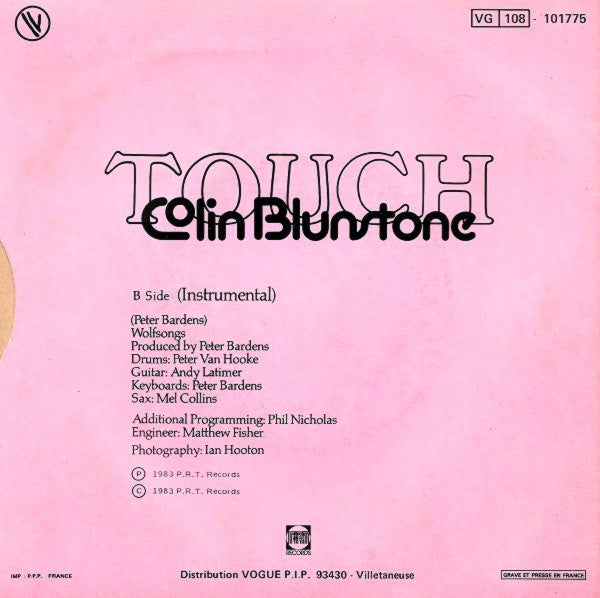Colin Blunstone : Touch (7", Single)