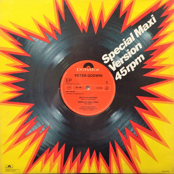 Peter Godwin : Baby's In The Mountains (New York Remix) (12", Maxi)