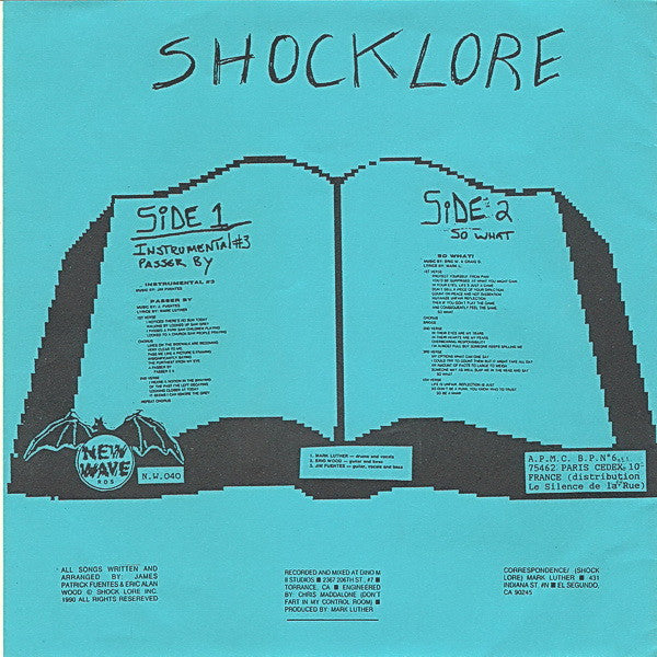Shock Lore : Shocklore (7")