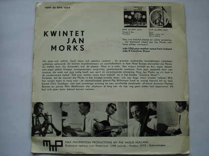 Quintet Jan Morks : Did Your Mother Come From Ireland (7", Single)
