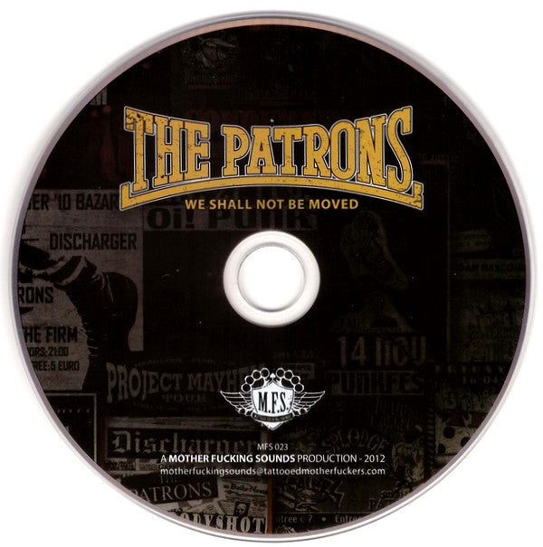 The Patrons (3) : We Shall Not Be Moved (CD, Album, Ltd, Num, Dig)