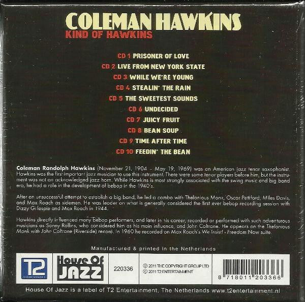Coleman Hawkins : Kind Of Hawkins (10xCD, Album + Box, Comp)