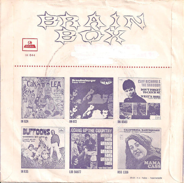 Brainbox (3) : Down Man / Woman's Gone (7", Single)