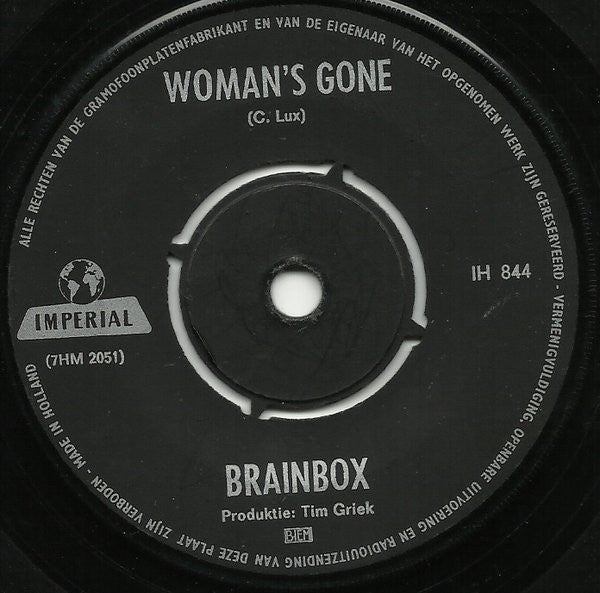 Brainbox (3) : Down Man / Woman's Gone (7", Single)