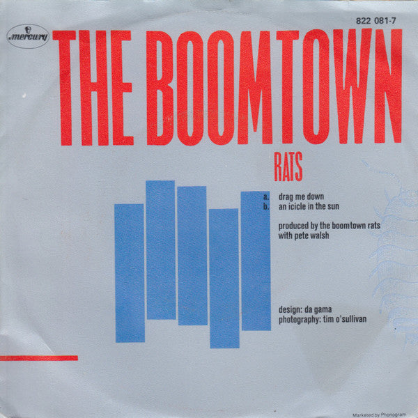 The Boomtown Rats : Drag Me Down (7", Gre)