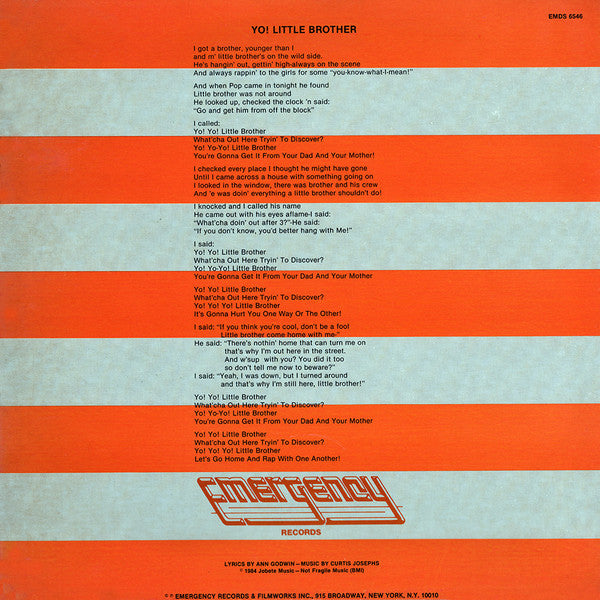 Nolan Thomas : Yo! Little Brother (12")