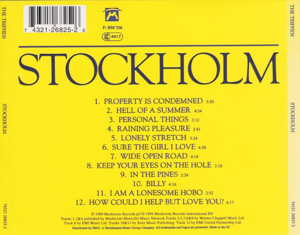 The Triffids : Stockholm - Live (CD, Album, RE)