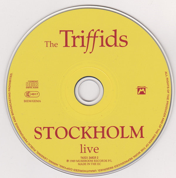 The Triffids : Stockholm - Live (CD, Album, RE)