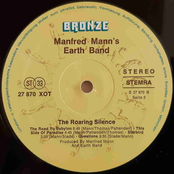 Manfred Mann's Earth Band : The Roaring Silence (LP, Album)