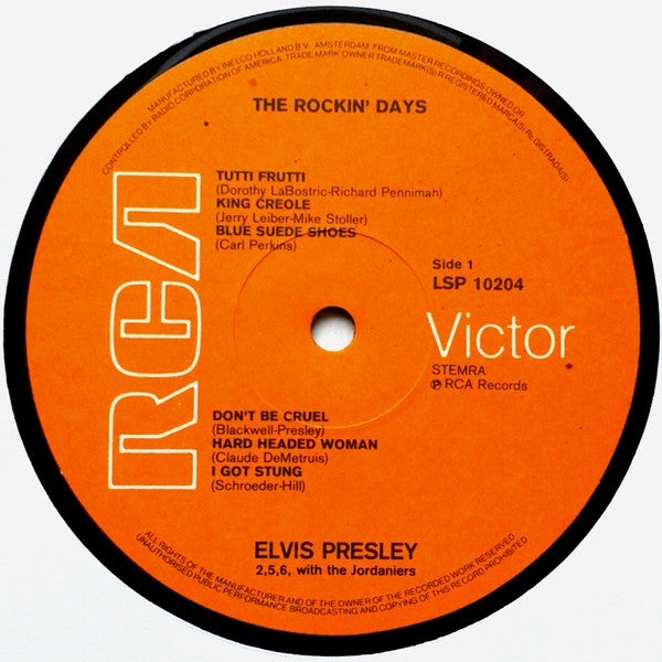Elvis* : The Rockin' Days (LP, Comp)