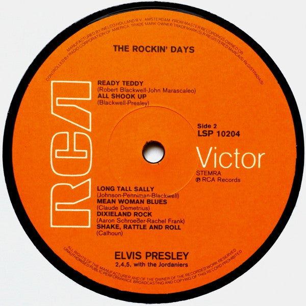 Elvis* : The Rockin' Days (LP, Comp)