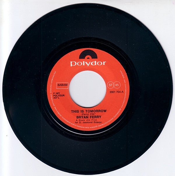 Bryan Ferry : This Is Tomorrow / As The World Turns (7", Single)