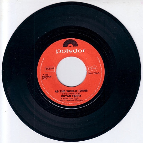 Bryan Ferry : This Is Tomorrow / As The World Turns (7", Single)