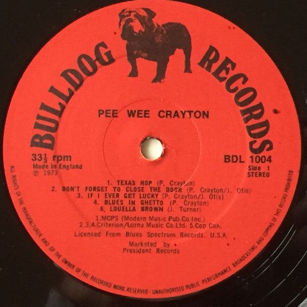 Pee Wee Crayton : Great Rhythm & Blues Vol. 5 (LP, RE)