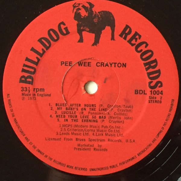 Pee Wee Crayton : Great Rhythm & Blues Vol. 5 (LP, RE)