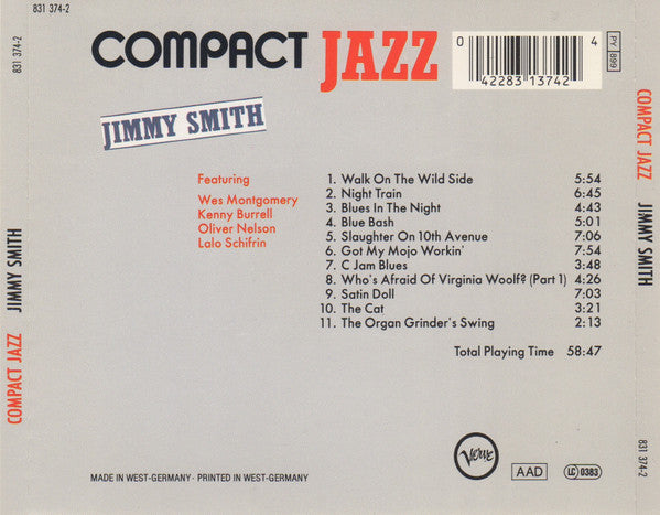 Jimmy Smith : Jimmy Smith (CD, Comp)