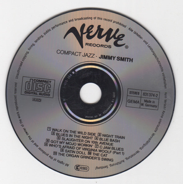 Jimmy Smith : Jimmy Smith (CD, Comp)