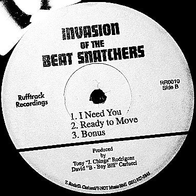 Tony Rodriguez & Dave Carlucci : Invasion Of The Beat Snatchers (12")