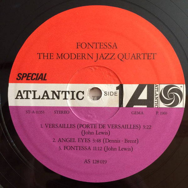 The Modern Jazz Quartet : Fontessa (LP, Album, RE)