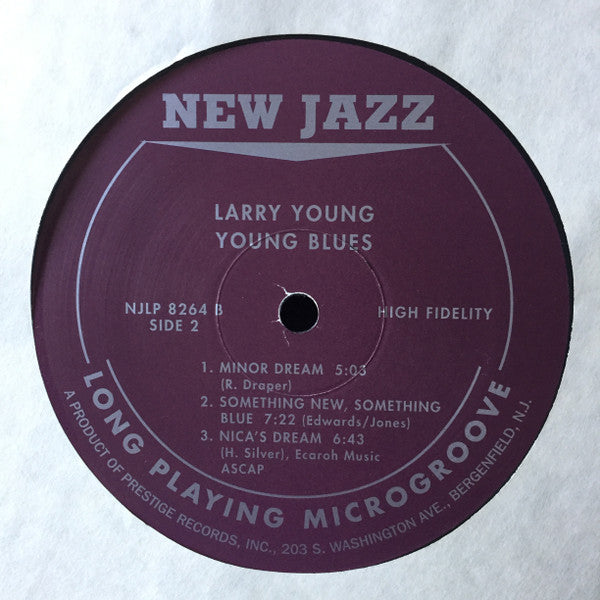 Larry Young : Young Blues (LP, Album, Mono, RE)