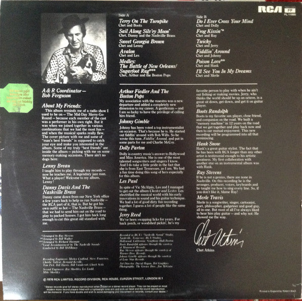 Chet Atkins : The Best Of Chet Atkins And Friends (LP, Comp)