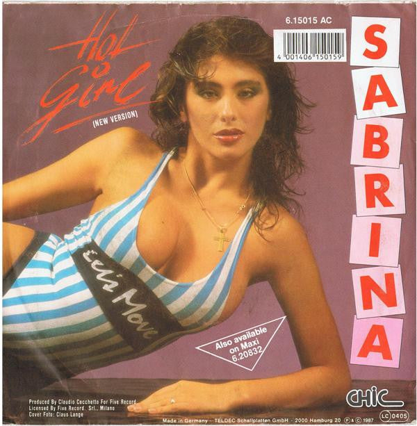 Sabrina : Hot Girl (New Version) (7", Single)