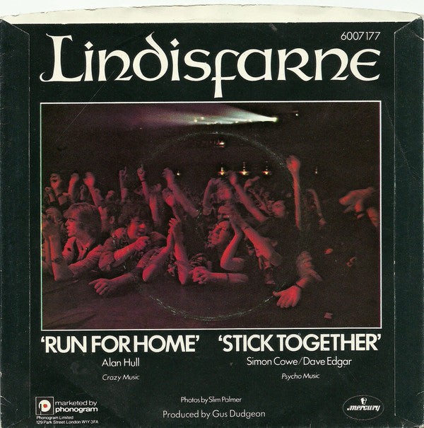 Lindisfarne : Run For Home (7", Single, Pap)