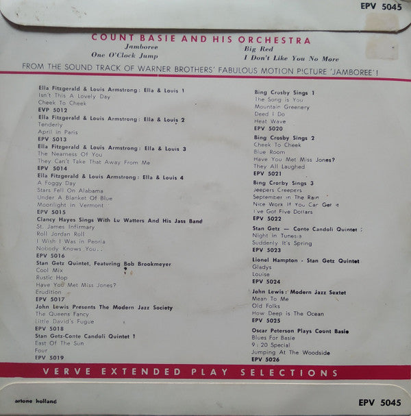 Count Basie Orchestra : Basie Rides Again ! (7", EP)