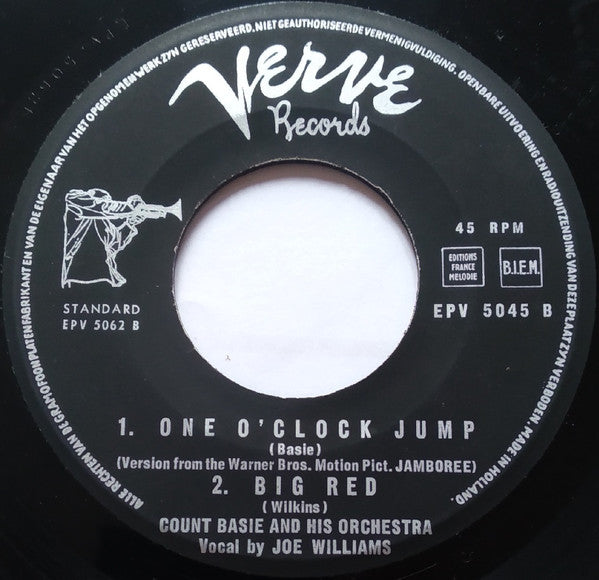Count Basie Orchestra : Basie Rides Again ! (7", EP)