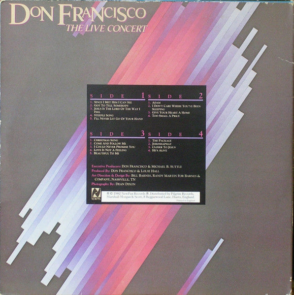 Don Francisco (2) : The Live Concert (2xLP, Album, Gat)