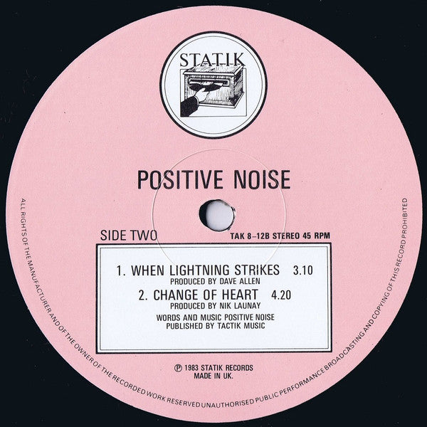 Positive Noise : When Lightning Strikes (12")