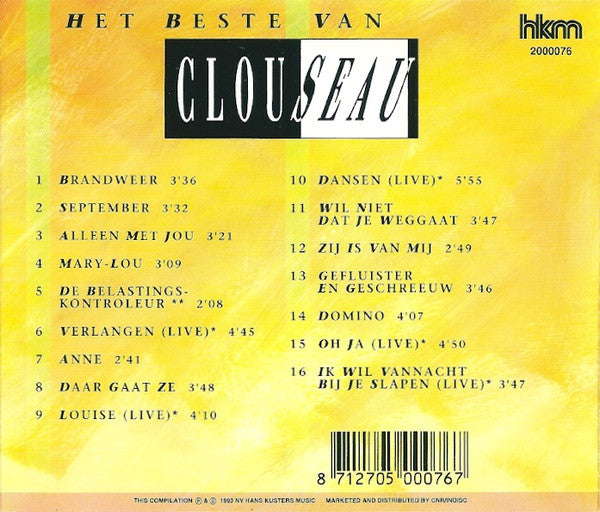Clouseau : Het Beste Van Clouseau (CD, Comp)