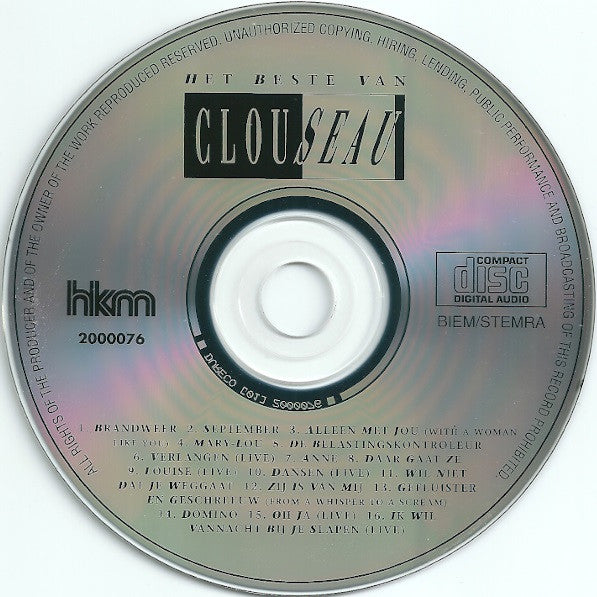 Clouseau : Het Beste Van Clouseau (CD, Comp)